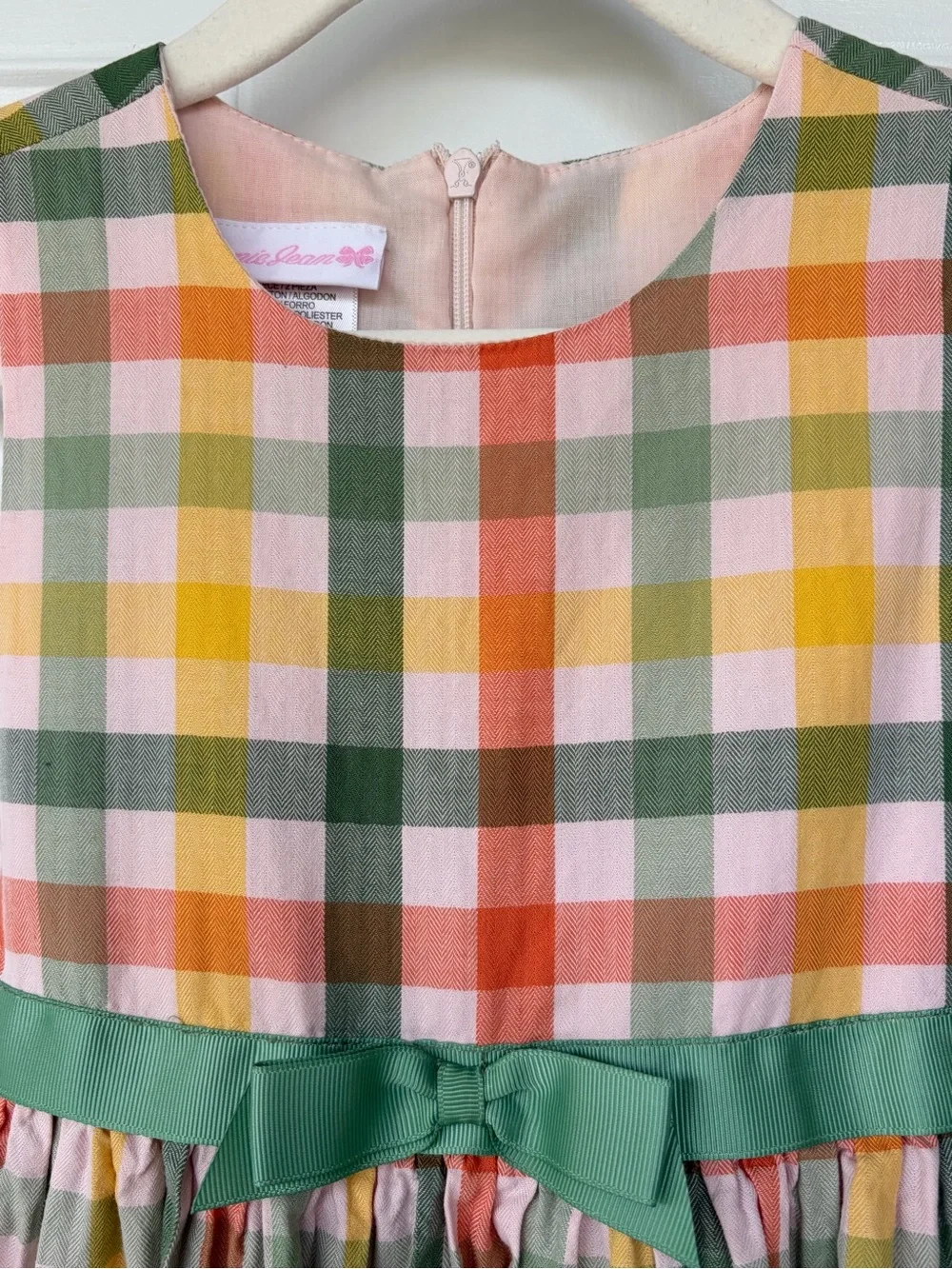 •Bonnie Jean• Girls Sleeveless Plaid Dress - Size 3T